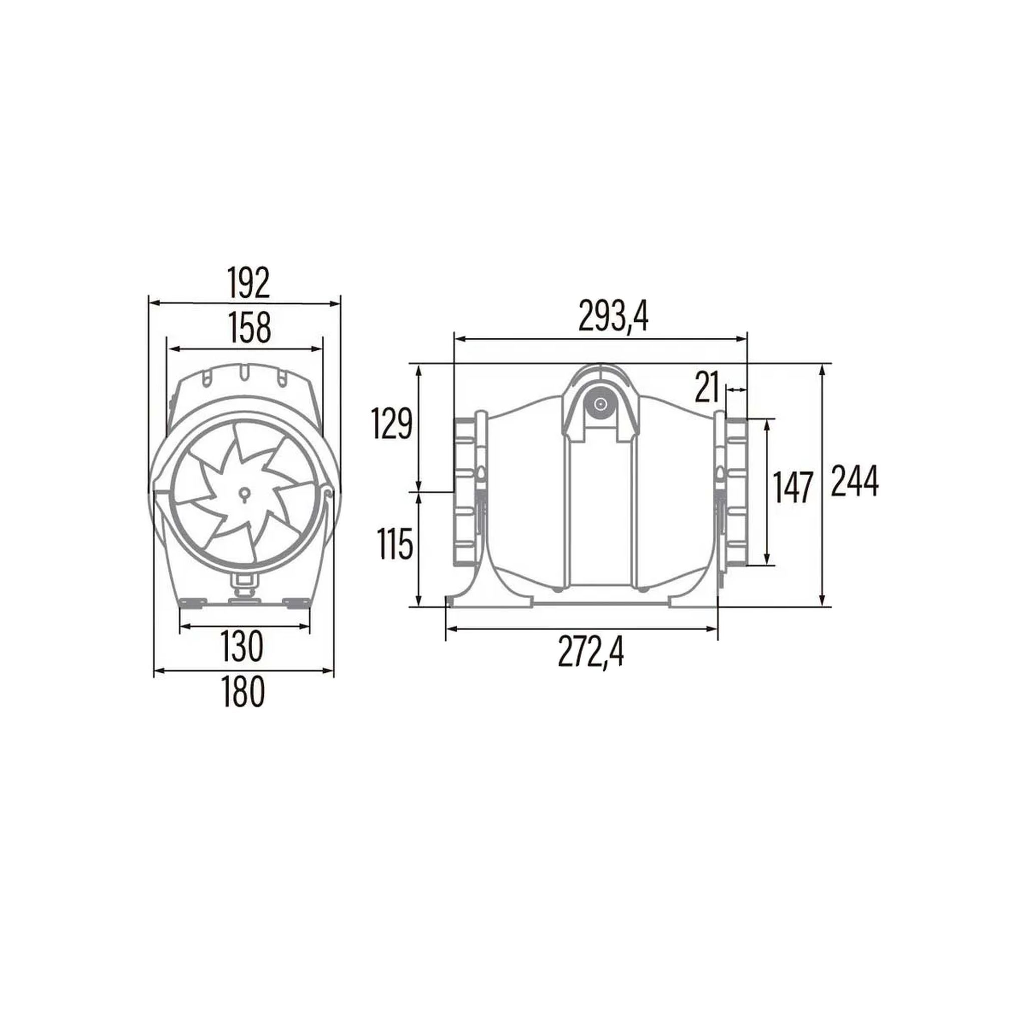 Voir la diapositive 2 : CAT Aérateur Cata duct in line 150/560 70W faible bruit