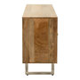 Voir la diapositive 5 : Paris Prix Buffet en Bois 4 Portes  Weaving  170cm Naturel