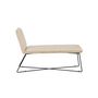 Voir la diapositive 2 : Paris Prix Chaise Longue en Velours  X-Lounge  128cm Beige