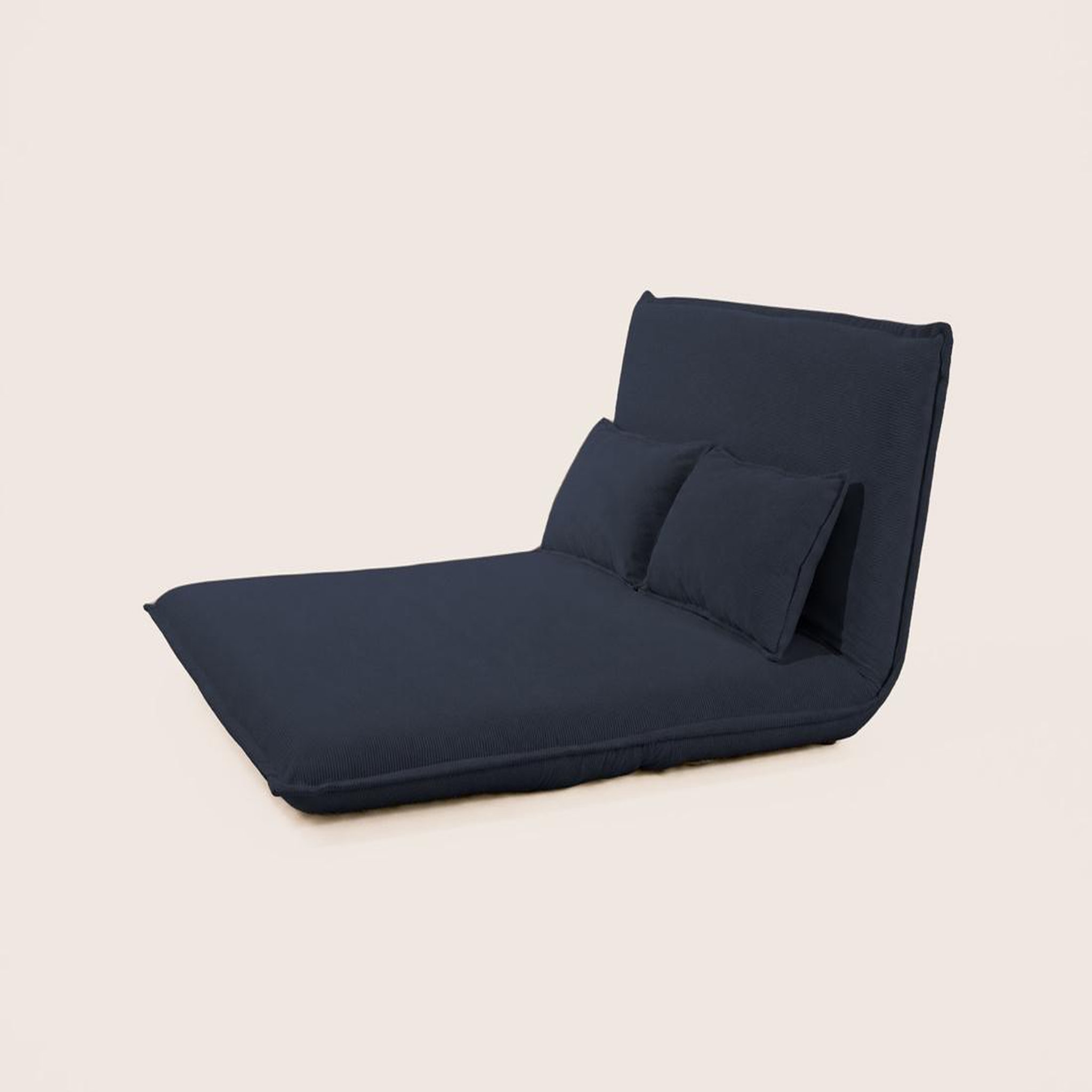 Voir la diapositive 4 : BEST MOBILIER Candice - banquette 2 places convertible clic-clac en velours côtelé