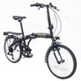 Voir la diapositive 2 : Vélo 20'' Rigide Mixte Acier Pliant  Discovery Adventures  - Fourche rigide - 6 vitesses - Dérailleur Shimano - Freins V-Brake - Porte Bagages