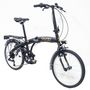 Voir la diapositive 2 : Vélo 20'' Rigide Mixte Acier Pliant  Discovery Adventures  - Fourche rigide - 6 vitesses - Dérailleur Shimano - Freins V-Brake - Porte Bagages
