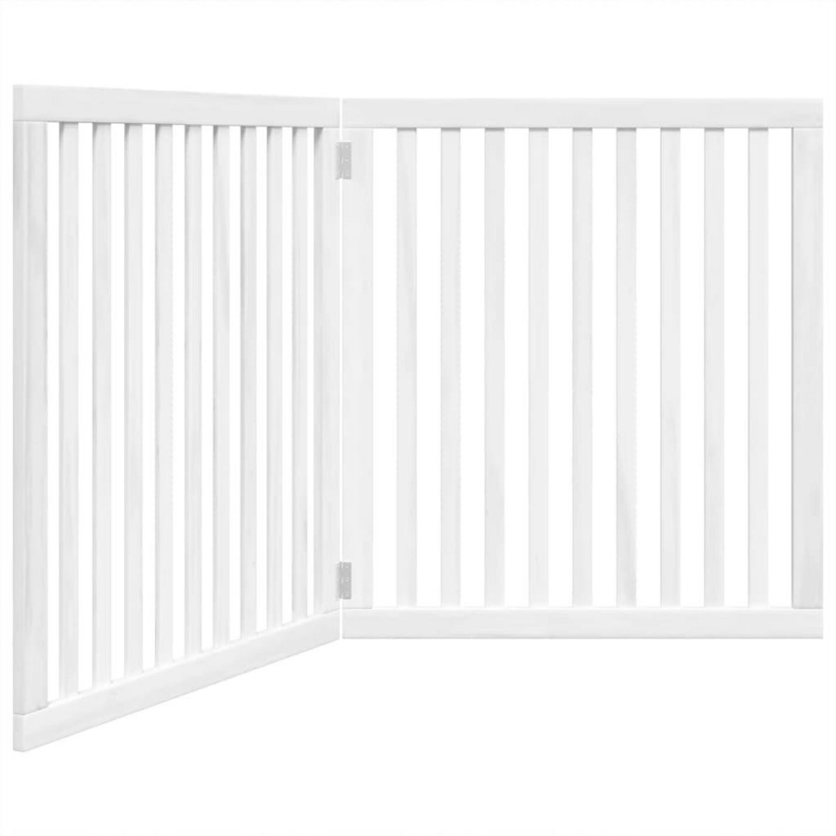 VIDAXL Barriere pour chien pliable 2 panneaux 160 cm bois de peuplier