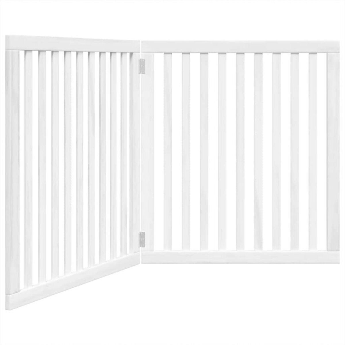 VIDAXL Barriere pour chien pliable 2 panneaux 160 cm bois de peuplier