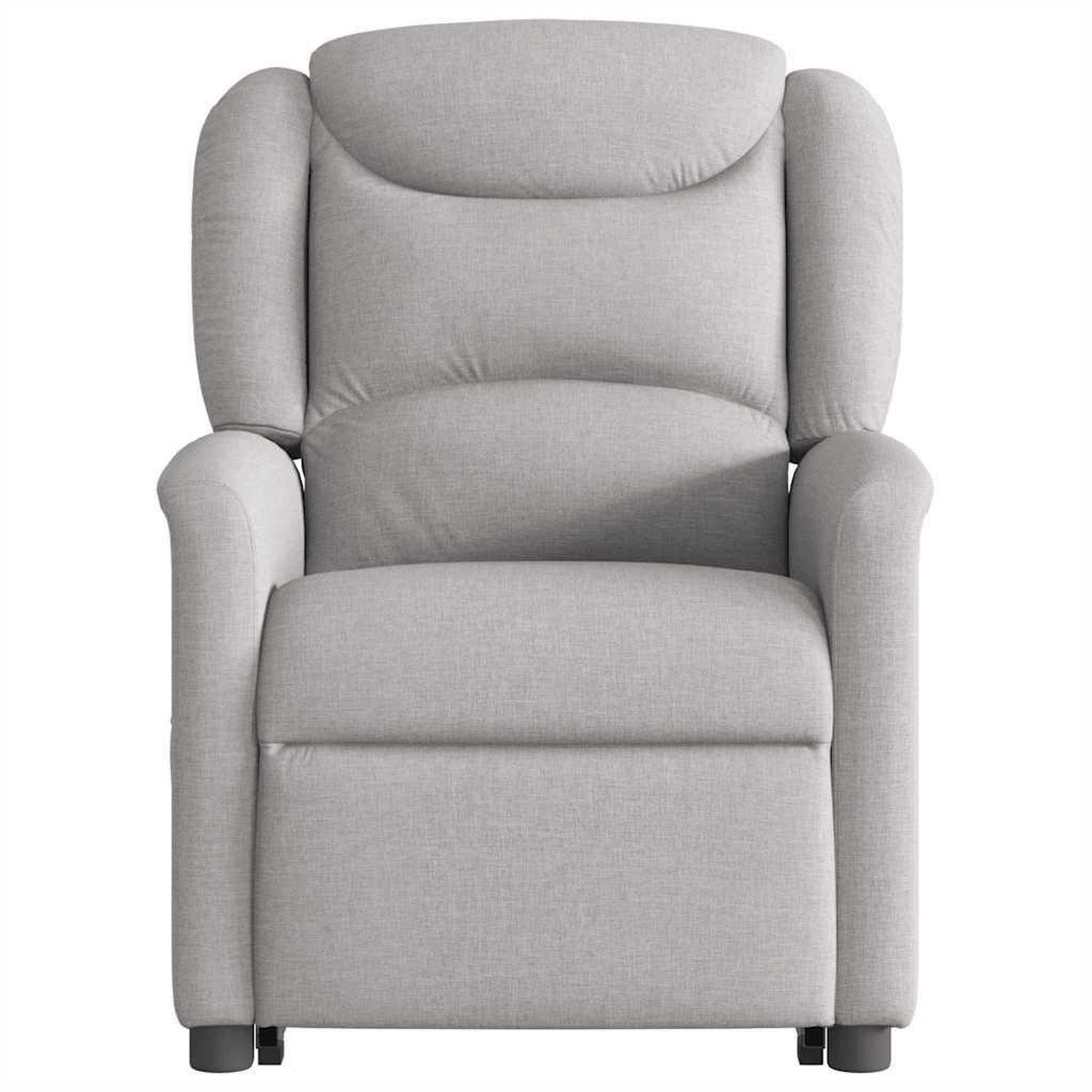Voir la diapositive 5 : VIDAXL Fauteuil inclinable electrique gris nuage tissu