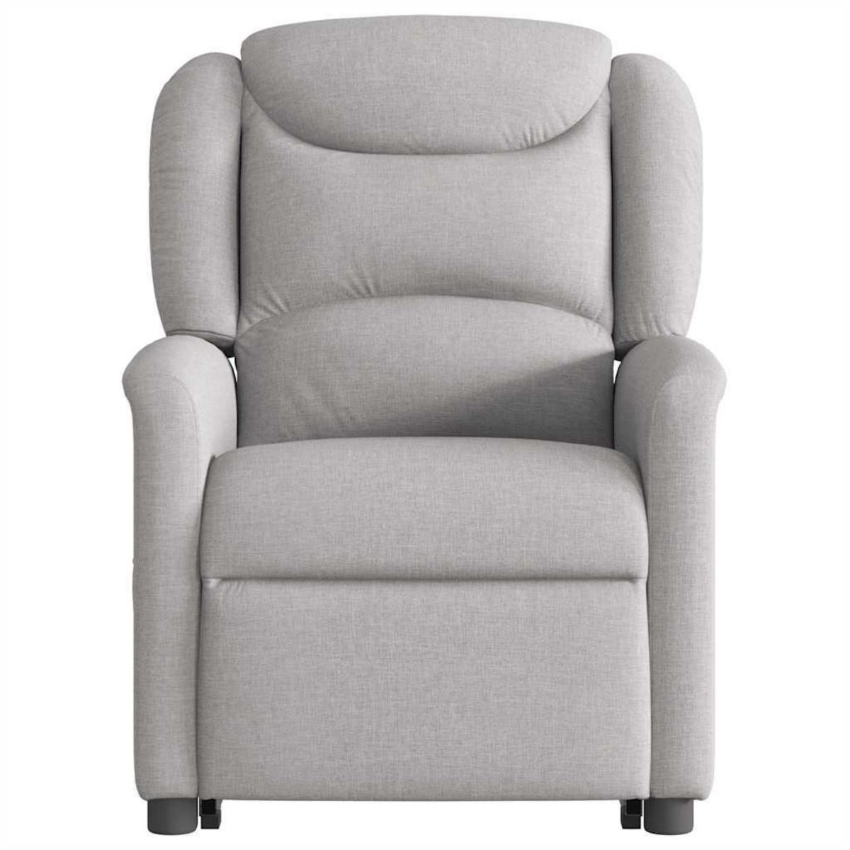 VIDAXL Fauteuil inclinable electrique gris nuage tissu