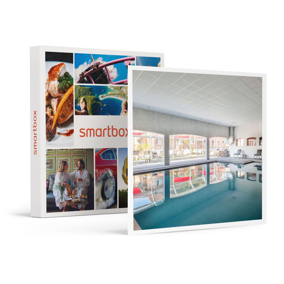 Smartbox 2 jours en hôtel avec dîner, accès à l'espace bien-être et lit hydromassant près de Rodez - Coffret Cadeau Séjour