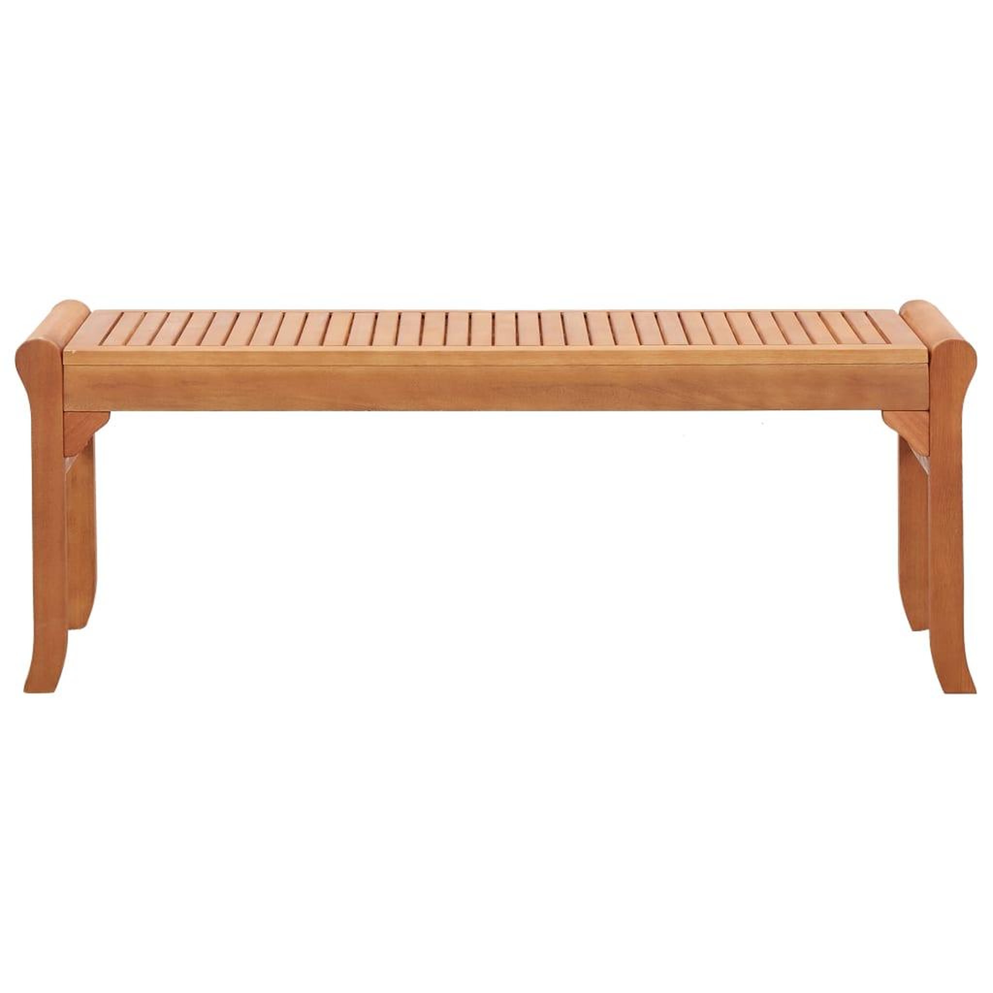 Voir la diapositive 2 : VIDAXL Banc de jardin 2 places 120 cm Bois d'eucalyptus solide