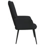 Voir la diapositive 4 : VIDAXL Chaise de relaxation Noir Tissu