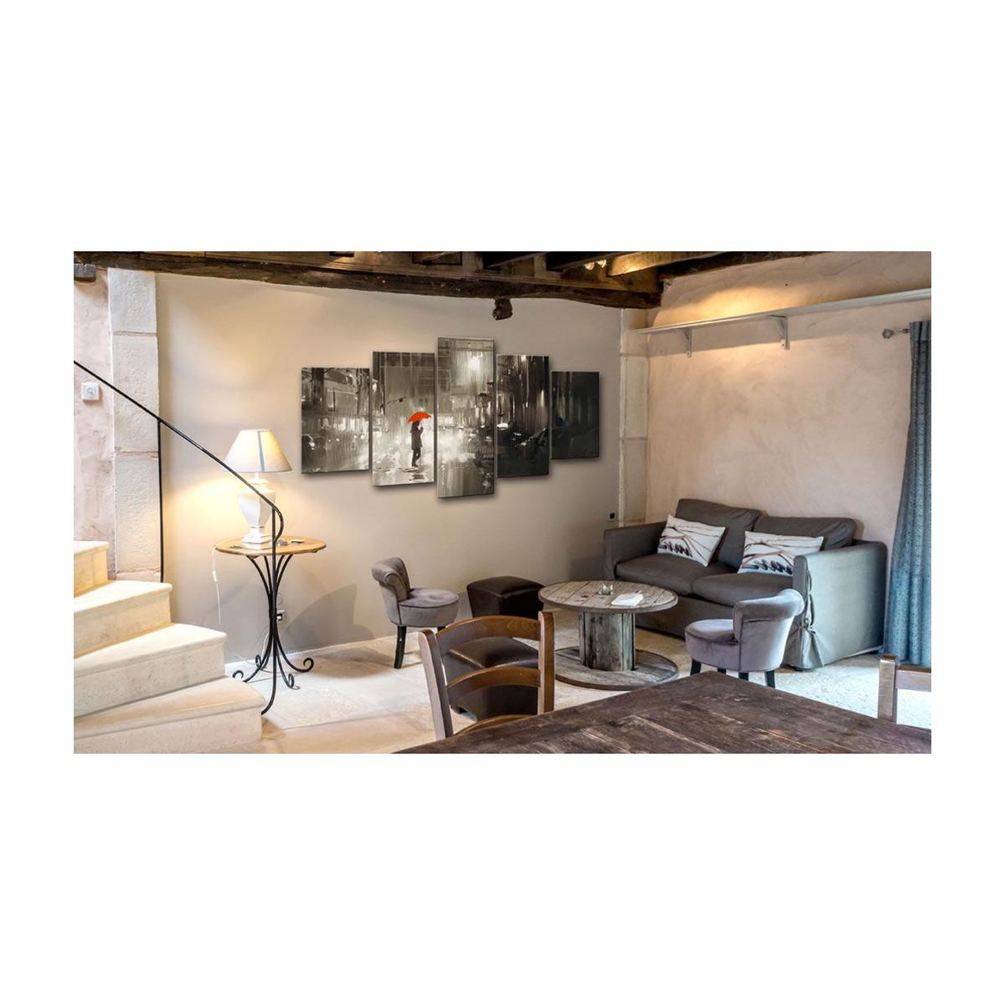 Voir la diapositive 2 : Paris Prix Tableau Imprimé  Rain City