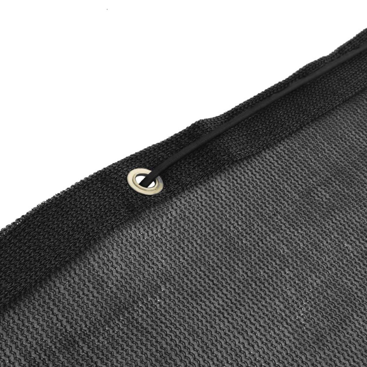 VIDAXL Filet de conteneur PEHD 3,5 x 7 m Noir