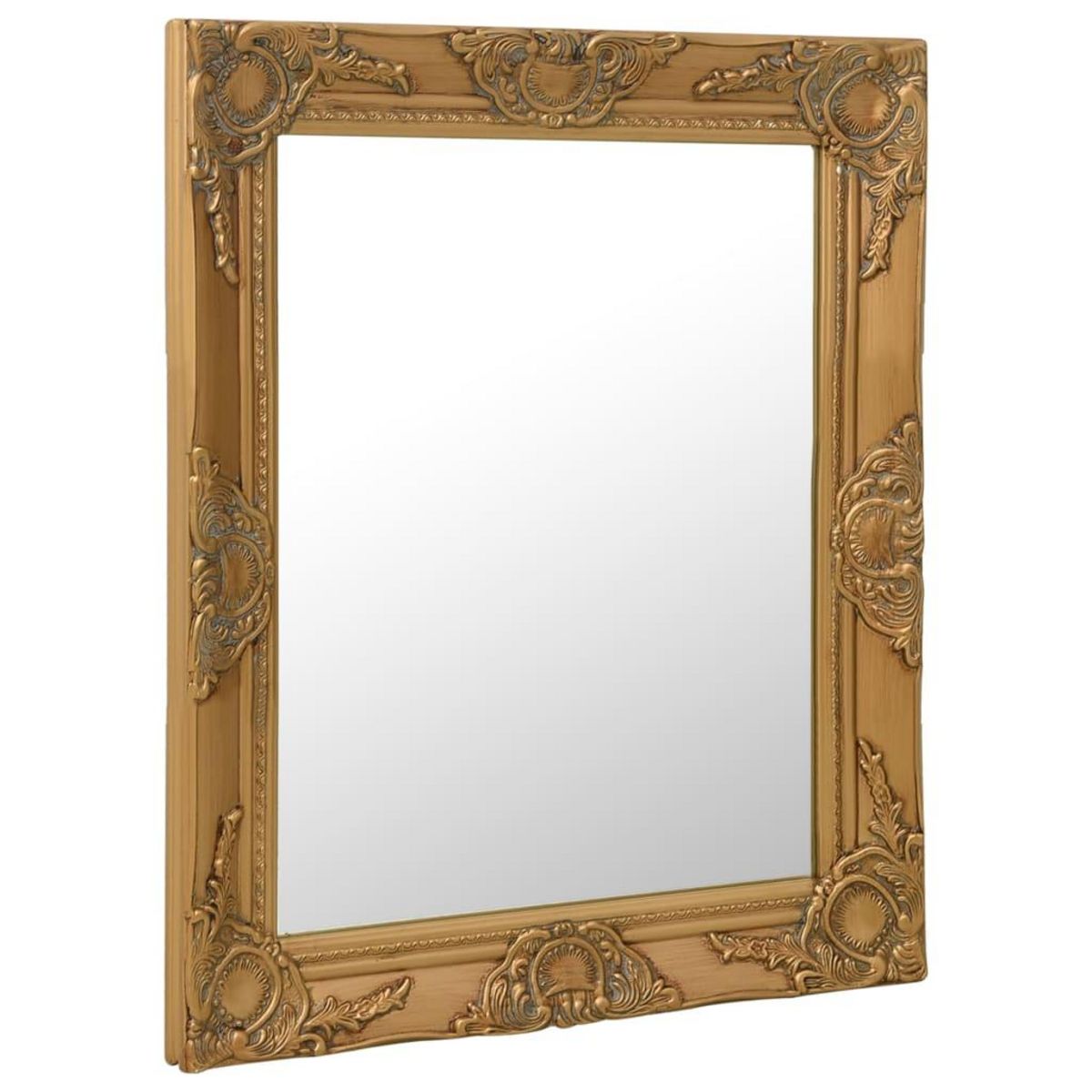 VIDAXL Miroir mural style baroque 50x60 cm Dore