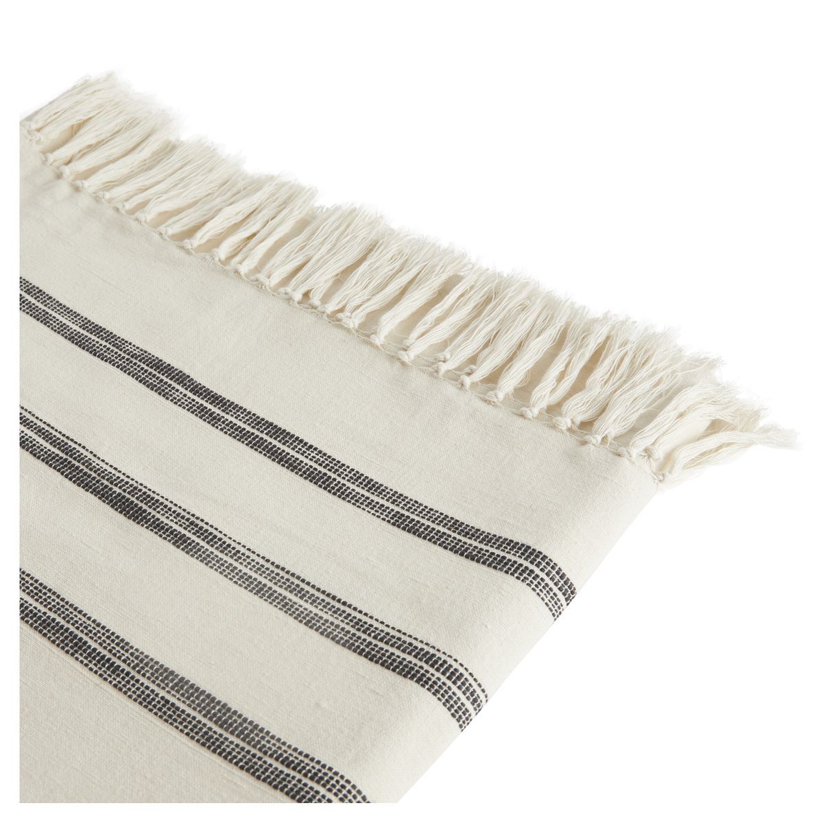 ACTUEL Plaid uni en coton BEACH 