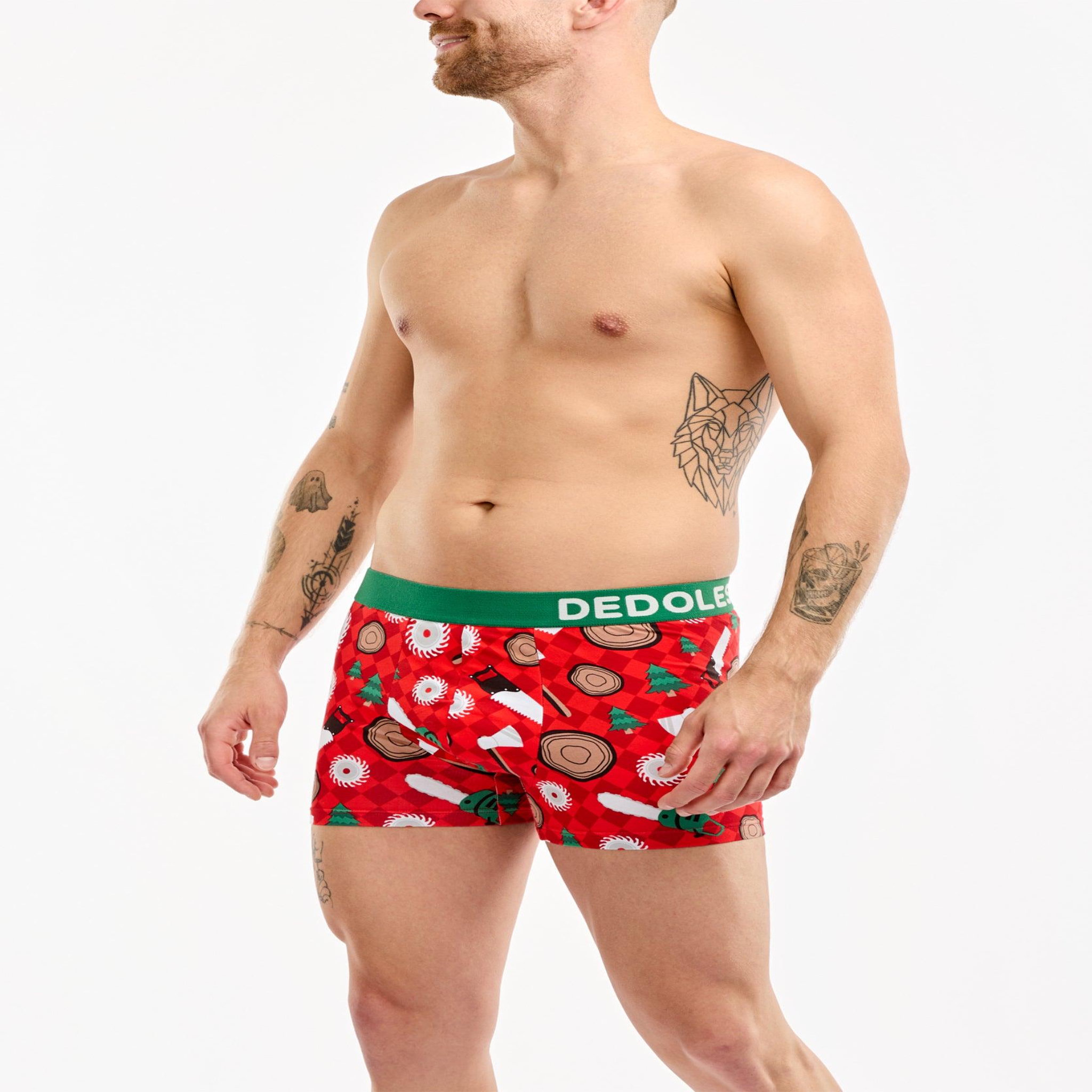 Voir la diapositive 2 : DEDOLES Boxer homme bûcheron