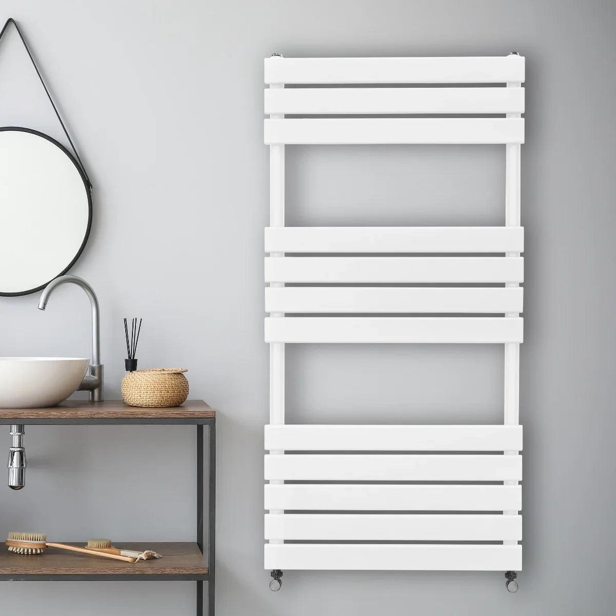Voir la diapositive 4 : MONSTERSHOP Radiateur plat sèche-serviettes – 1200 x 600 mm