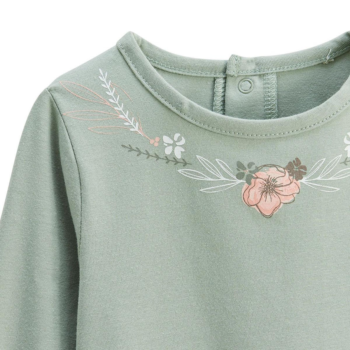 Petit Béguin Lot de 2 t-shirts enfant manches longues Lison