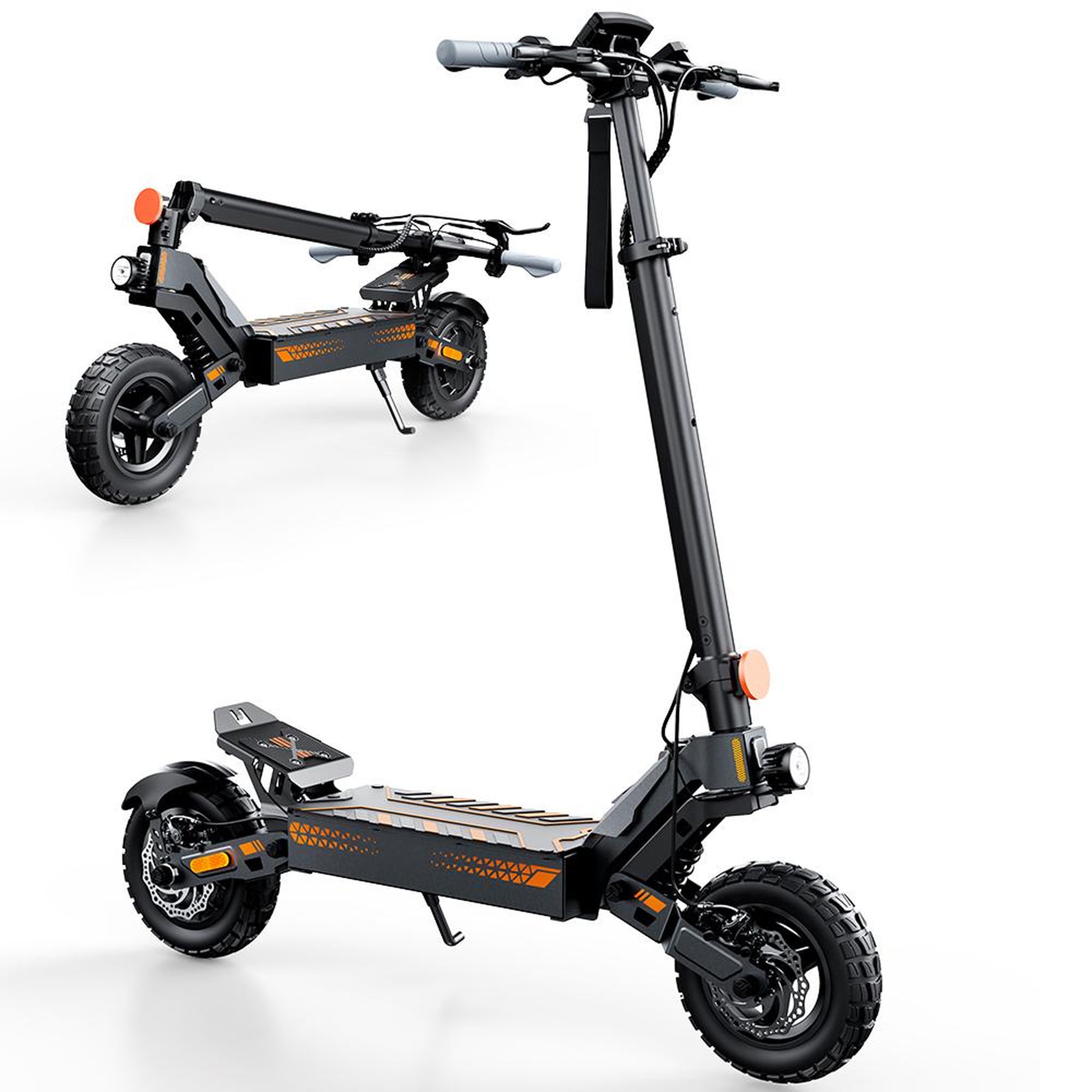 Voir la diapositive 4 : ISCOOTER Trottinette électrique pliable iScooter W10, 48 V, 15 Ah, 10 pouces, autonomie de 60 km