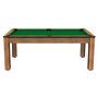Voir la diapositive 1 : Paris Prix Table de Billard Convertible  Oregon  213cm Hêtre & Vert