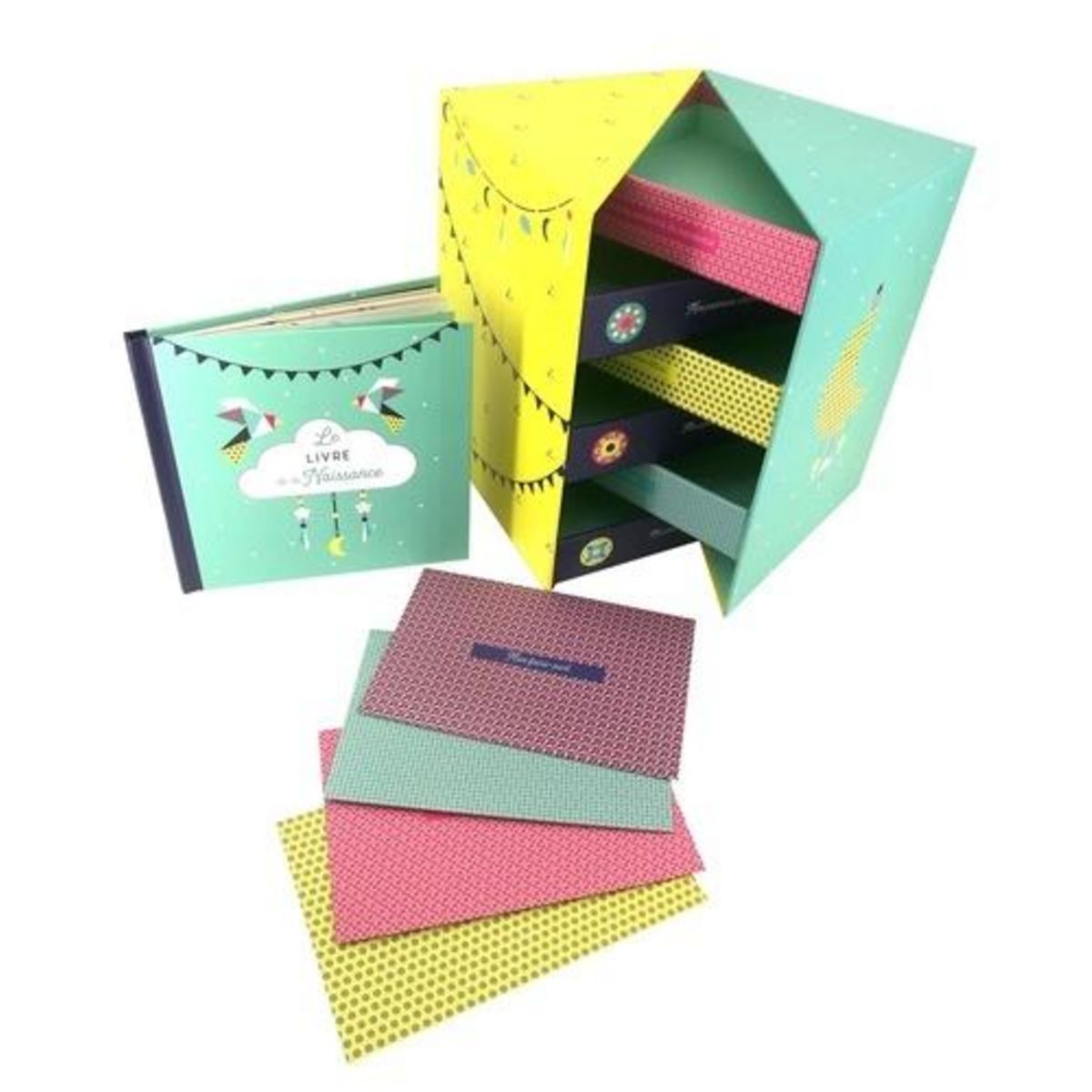 LA BOITE A TRESORS DE MON BEBE. AVEC 4 ENVELOPPES, 1 LIVRE DE BEBE, Le Neillon Gaël