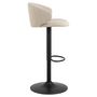 Voir la diapositive 3 : TOILINUX Lot de 2 tabourets de bar ZANZIBAR - Beige