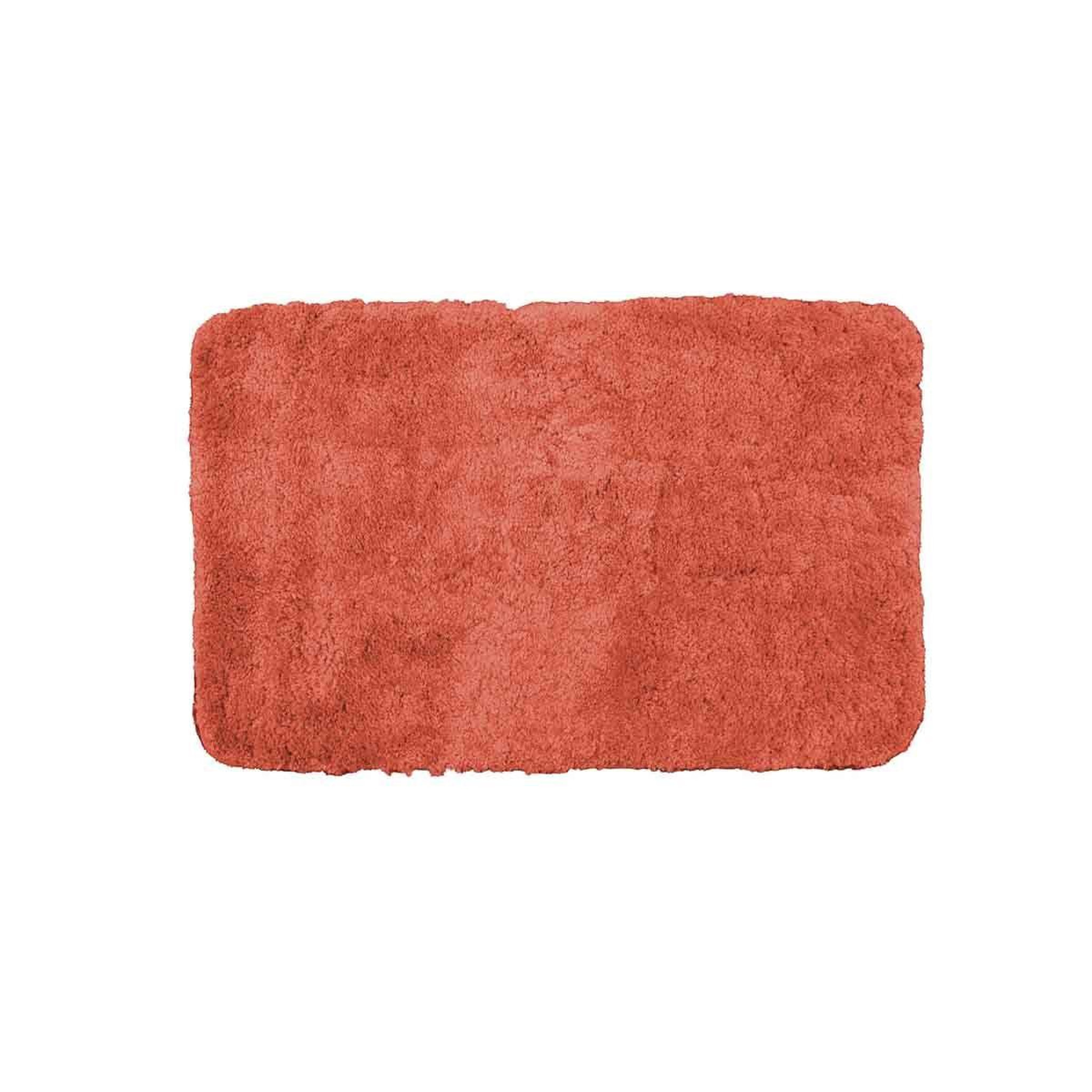 Voir la diapositive 2 : Douceur d'Intérieur Tapis de bain  softness  50x80cm terracotta