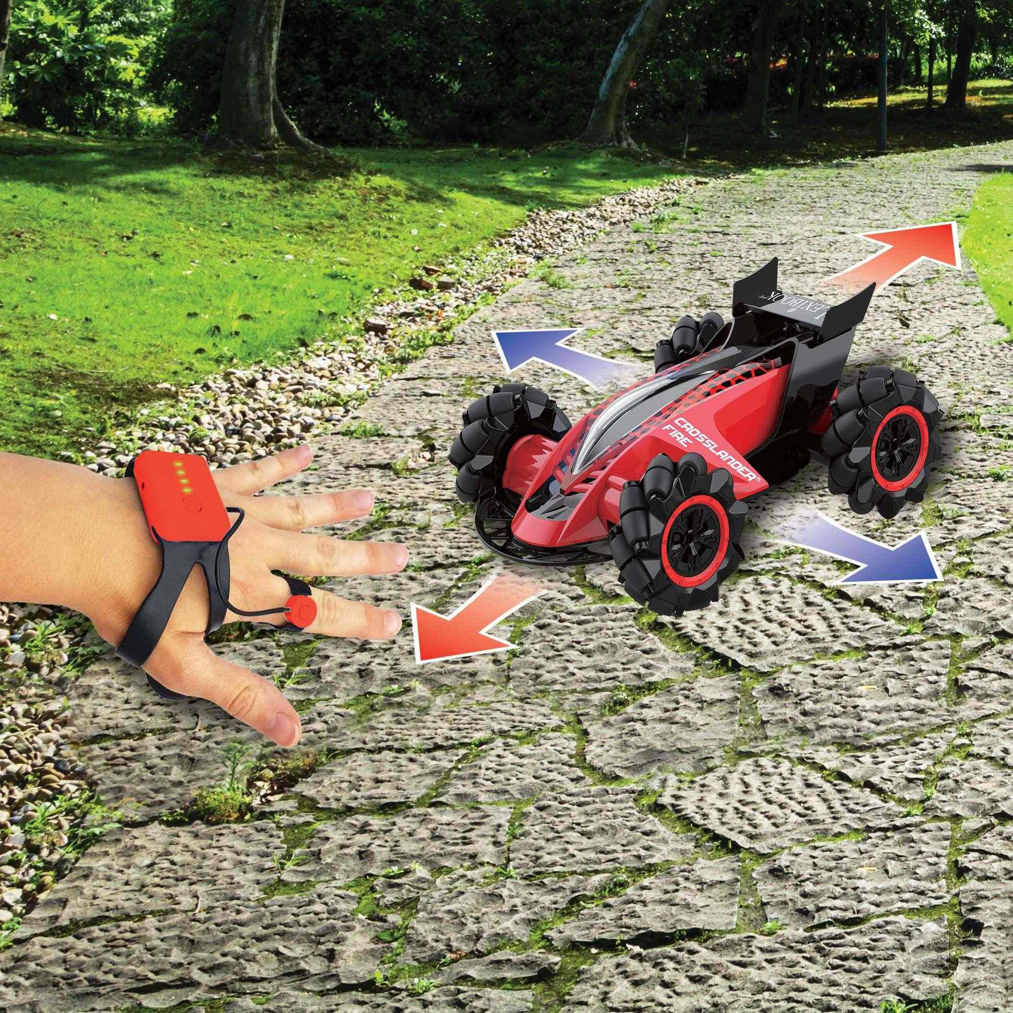 Voir la diapositive 5 : Lexibook Crosslander Fire – Voiture télécommandée tout-terrain rechargeable