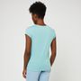 Voir la diapositive 2 : INEXTENSO T-shirt Turquoise femme
