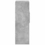 Voir la diapositive 5 : VIDAXL Buffet haut gris beton 30x42,5x124 cm bois d'ingenierie