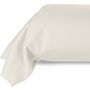 Voir la diapositive 2 : Home collection Taie de traversin 100% coton 57fils