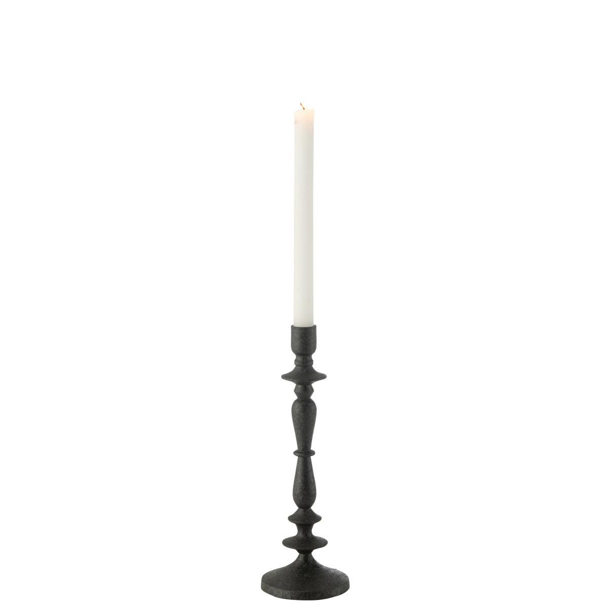 Voir la diapositive 2 : J-LINE Chandelier en Métal  Kendrick  30cm Noir