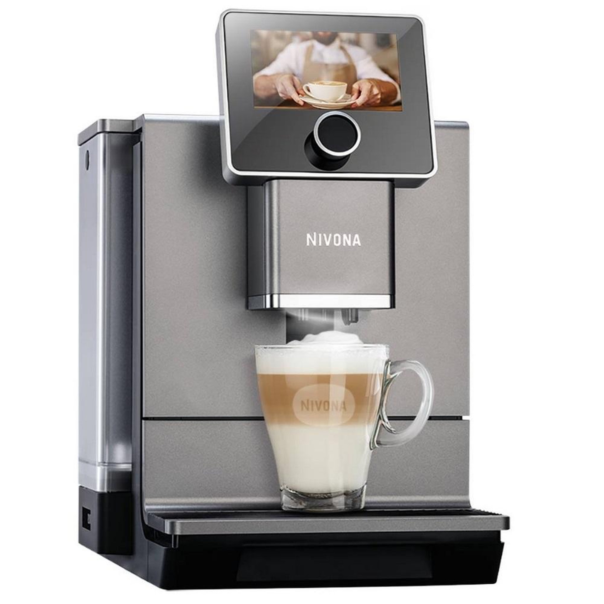 Voir la diapositive 4 : nivona Robot café 15 bars, titane - nicr970