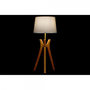 Voir la diapositive 2 : MARKET24 Lampe de bureau DKD Home Decor Marron Beige Polyester Bois 220 V 50 W