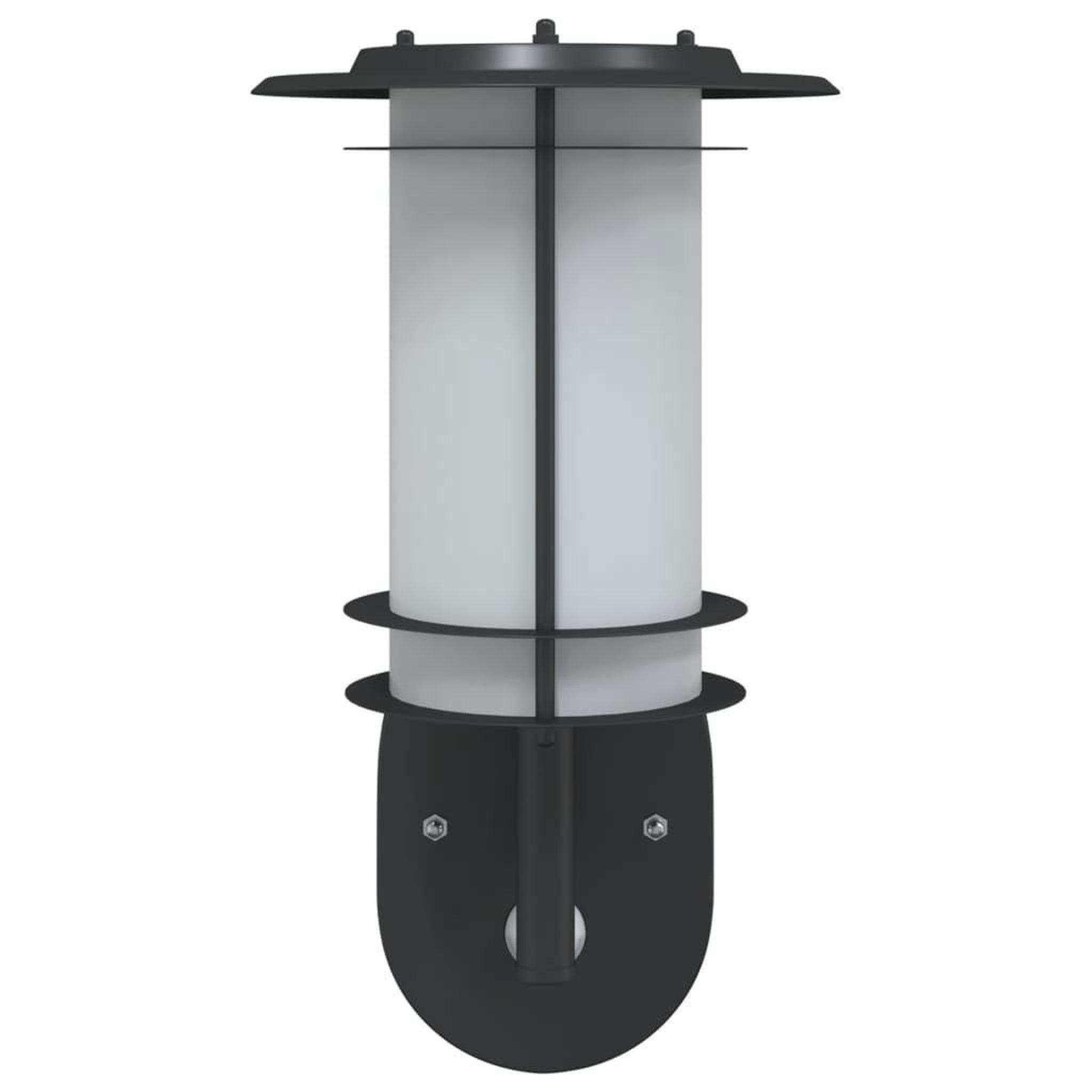 Voir la diapositive 4 : VIDAXL Applique murale d'exterieur avec capteur noir acier inoxydable