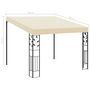 Voir la diapositive 6 : VIDAXL Belvedere a montage mural 3x3x2,5 m Creme