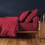 Voir la diapositive 4 : Paris Prix Drap Housse  Lina  180x200cm Marsala