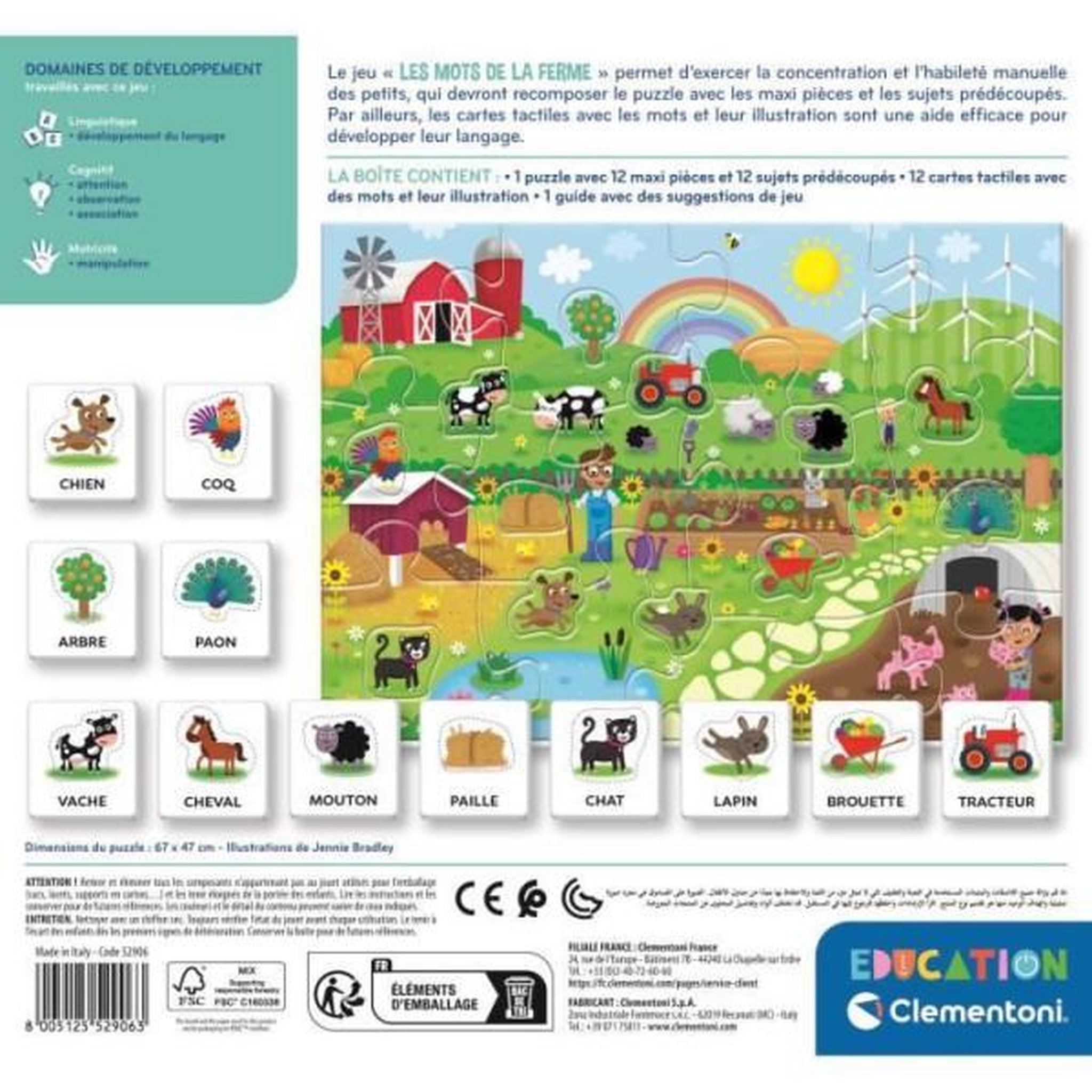 Voir la diapositive 6 : CLEMENTONI Les mots de la ferme CLEMENTONI