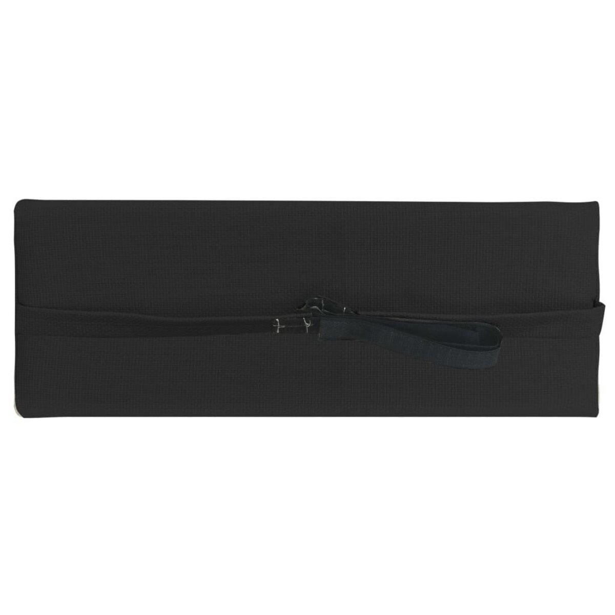 VIDAXL Appui-tete de chaise longue Noir 40x7,5x15 cm Textilene