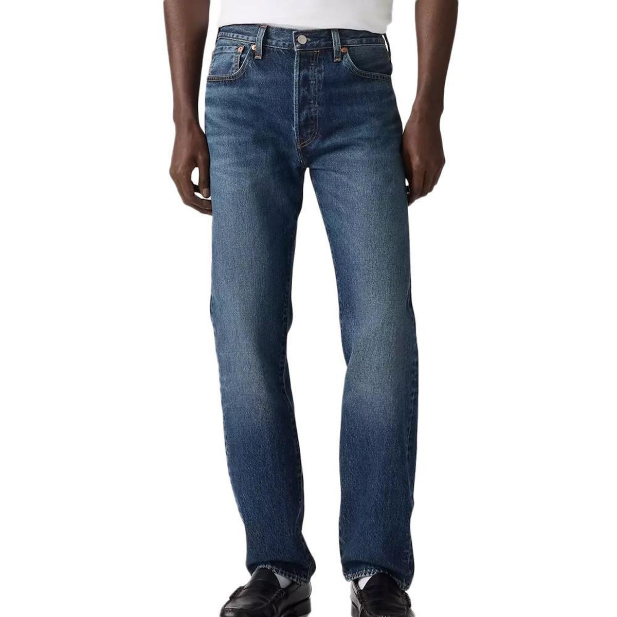 Levi's Jean  Foncé Homme Levi's 501 Levis Original