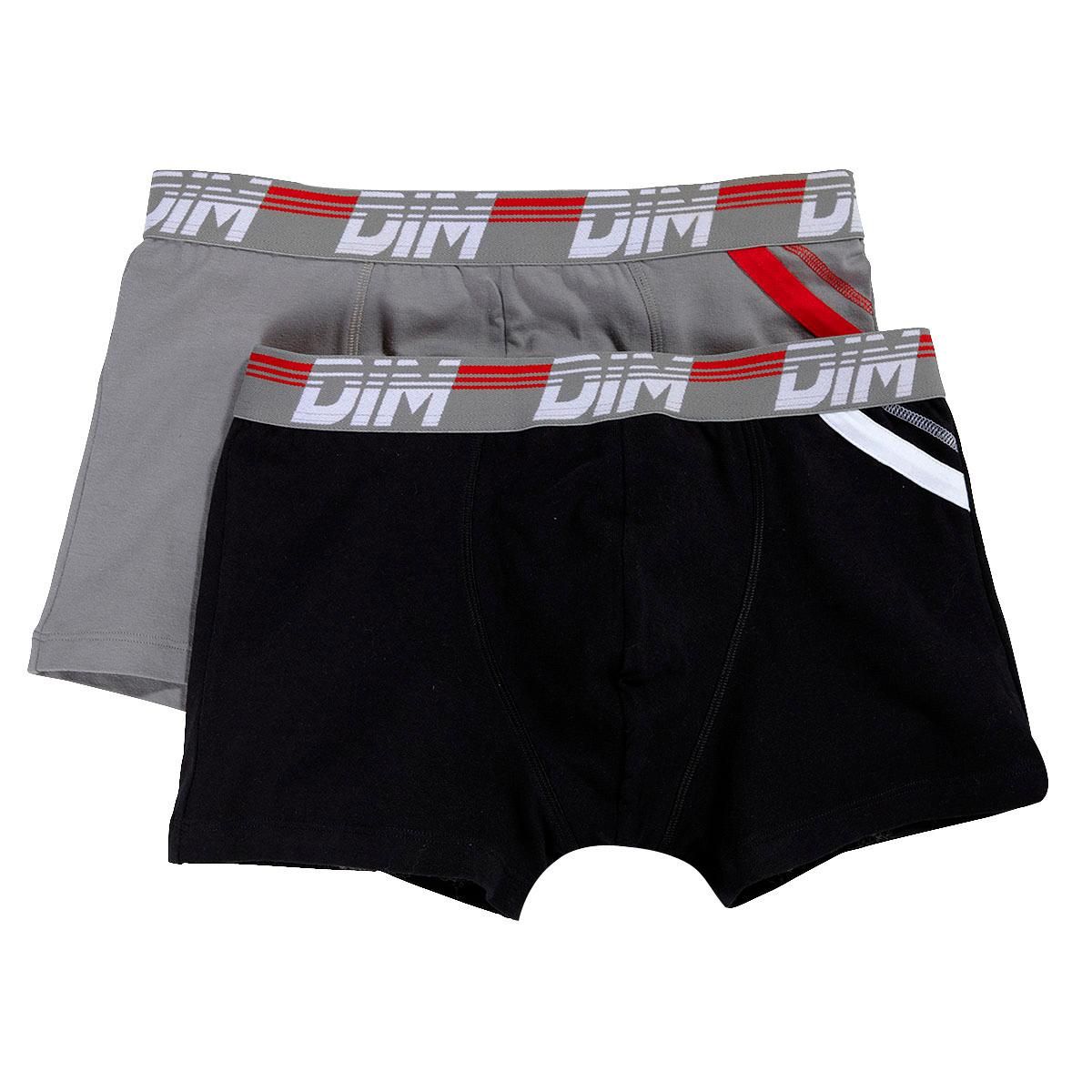 DIM Lot de 2 boxers en coton
