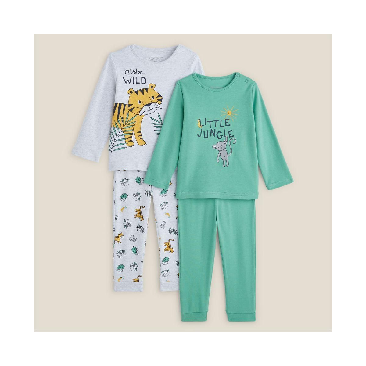 IN EXTENSO Lot de 2 pyjama bébé garçon
