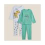 Voir la diapositive 1 : IN EXTENSO Lot de 2 pyjama bébé garçon