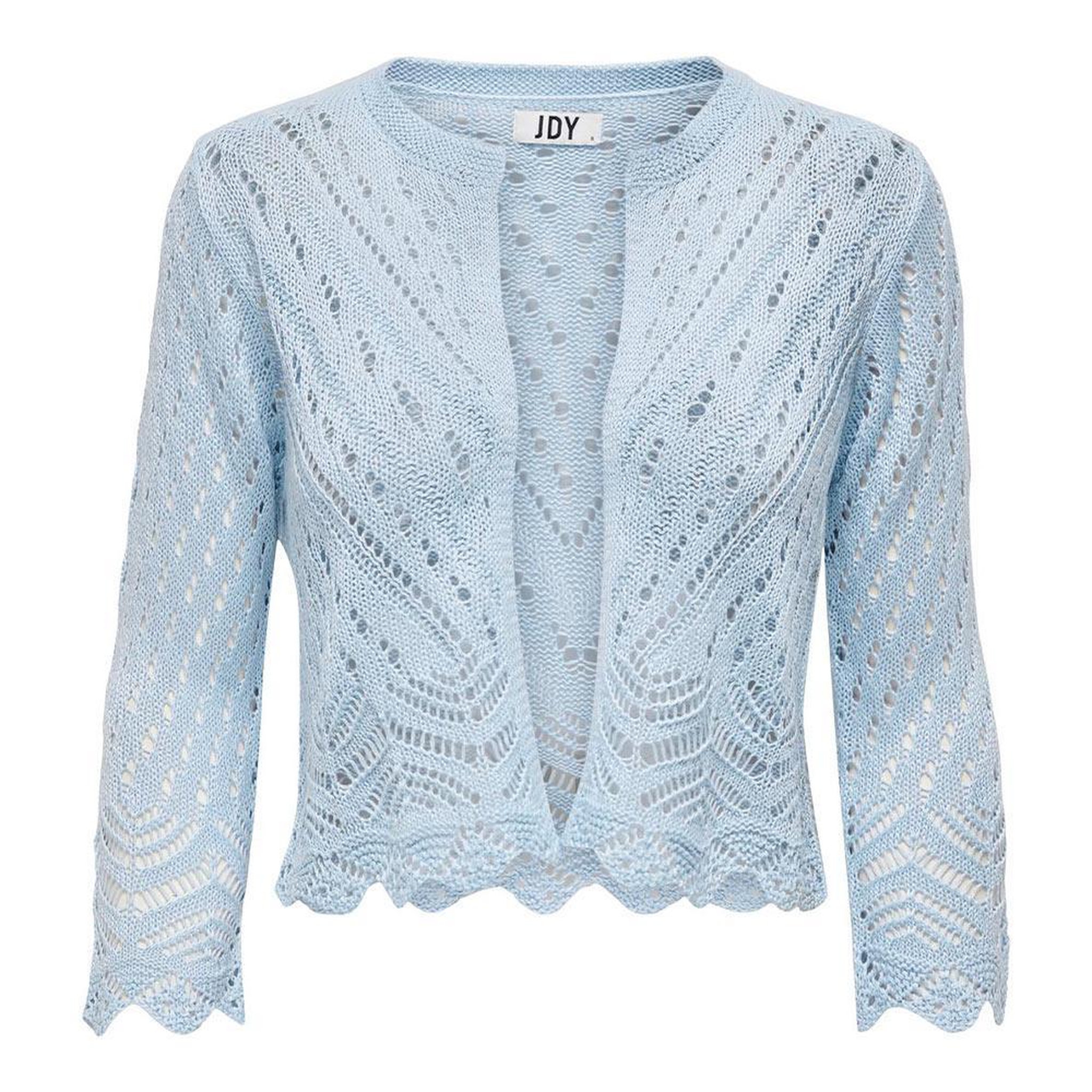 Voir la diapositive 2 : JACQUELINE DE YONG Cardigan Bleu Femme JDY Sun 3/4 Cropped