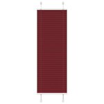 VIDAXL Store plisse rouge bordeaux 40x100 cm largeur du tissu 39,4 cm