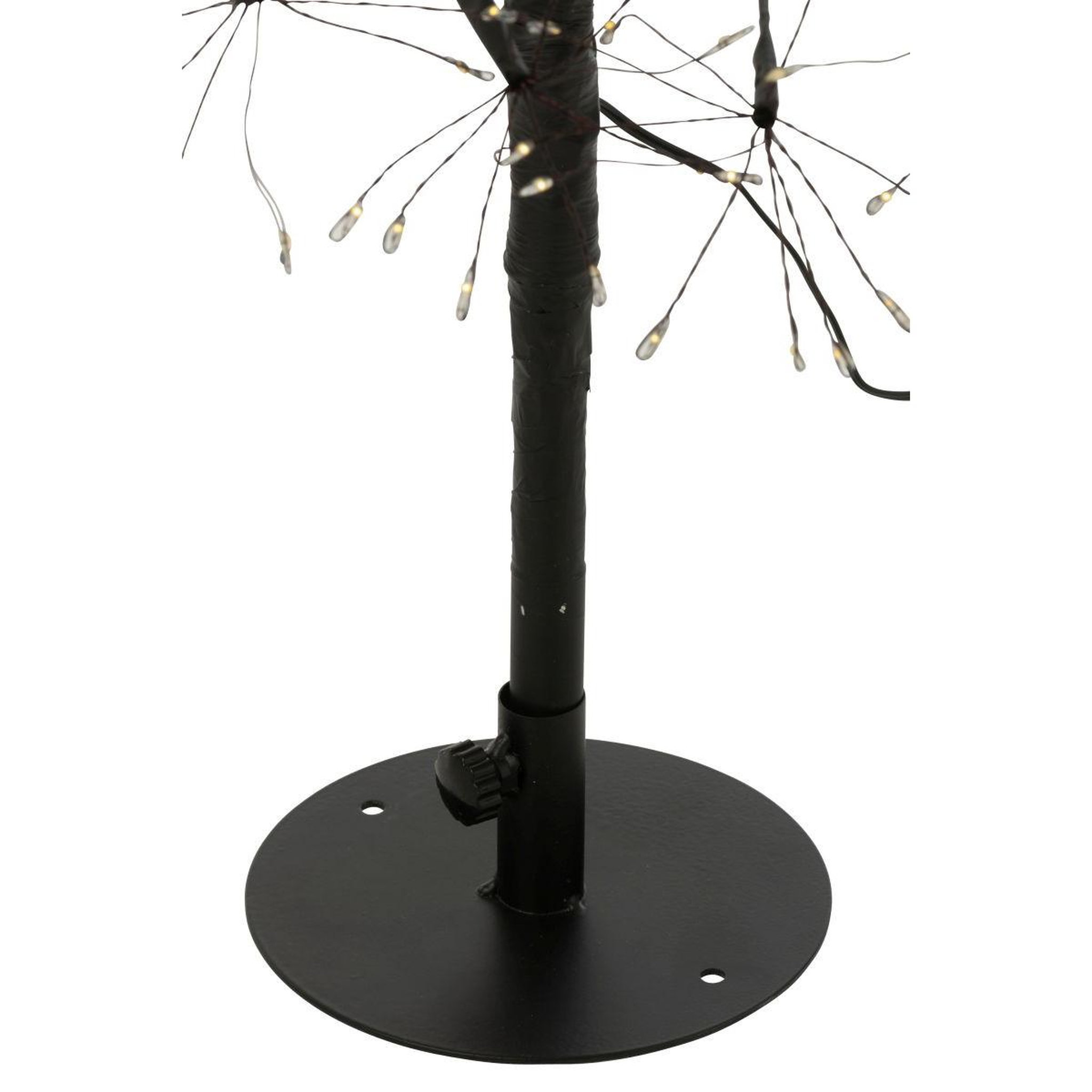 Voir la diapositive 2 : J-LINE Sapin à led en métal  grady  80cm noir