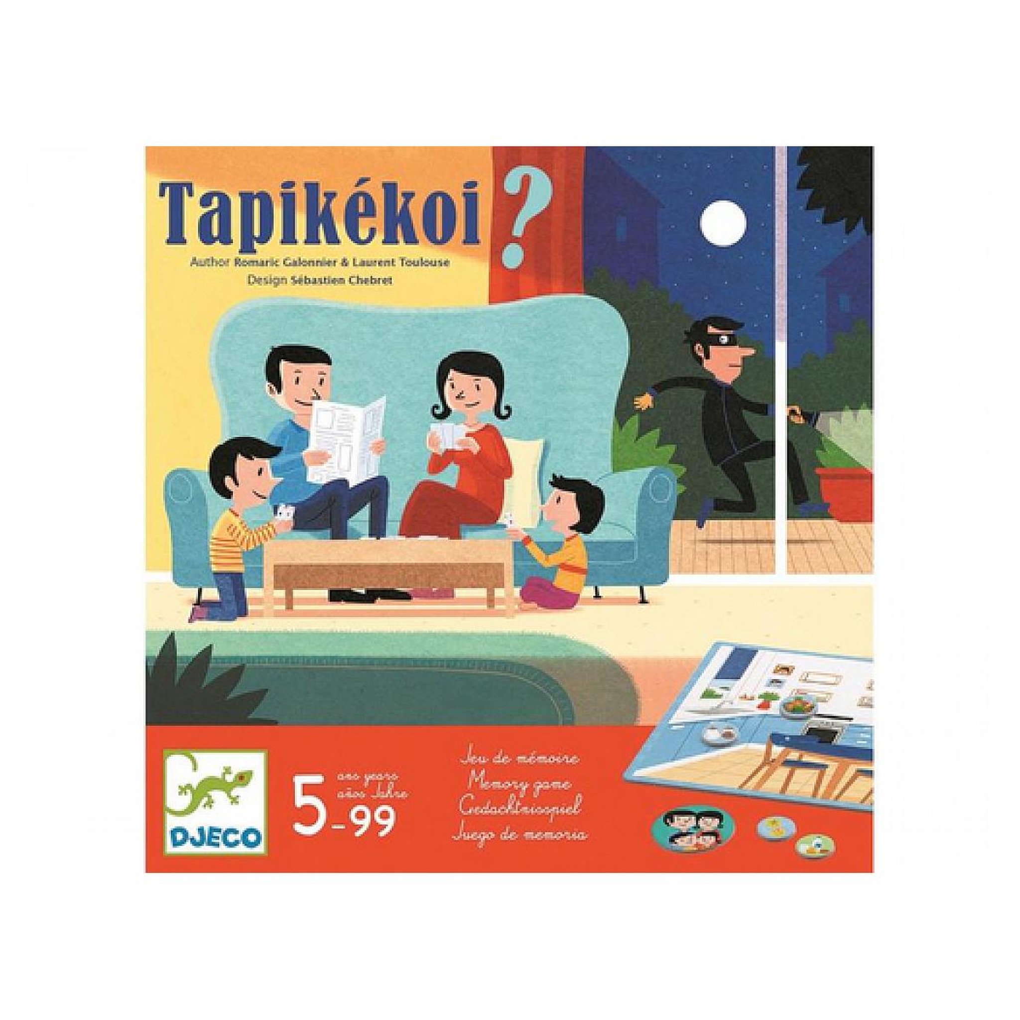 Voir la diapositive 2 : Djeco Tapikékoi Jeu de société Apprentissage