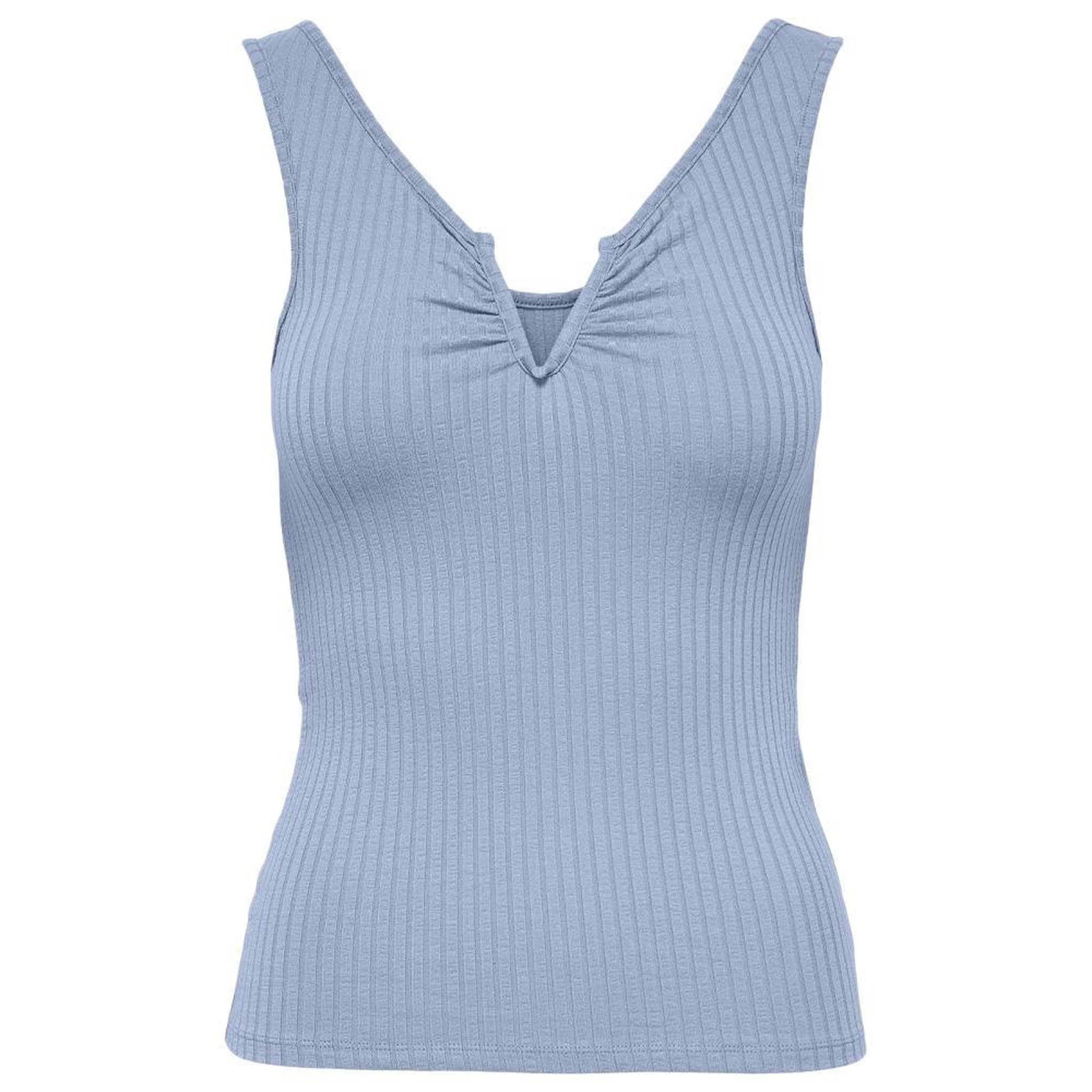 JACQUELINE DE YONG Débardeur Bleu Ciel Femme JDY Fransiska. Coloris disponibles : Bleu