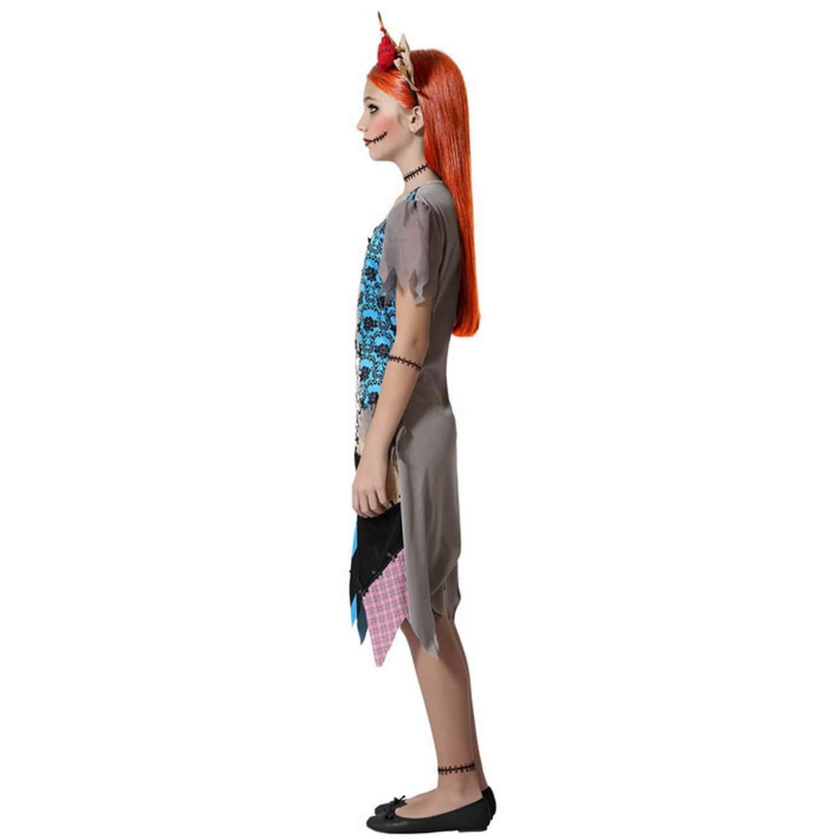 ATOSA Déguisement poupée vaudou - Fille - 10/12 ans (140 à 152 cm)