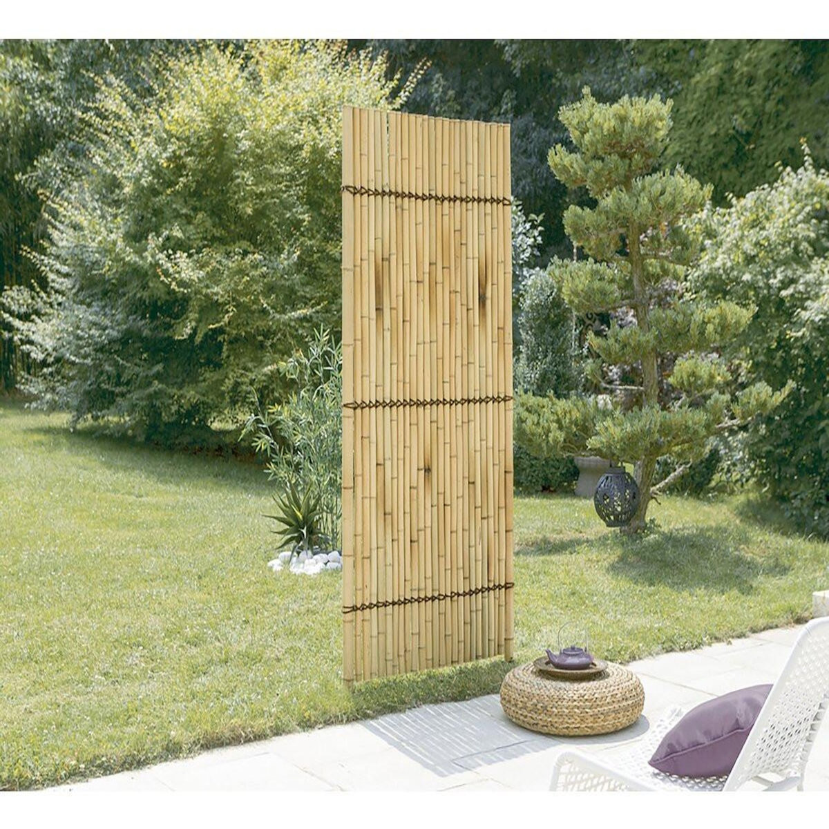 Habitat et Jardin Panneau décoratif -   Hokkaïko   - Lot de 2 - 0.90 x 2.10 m - Beige