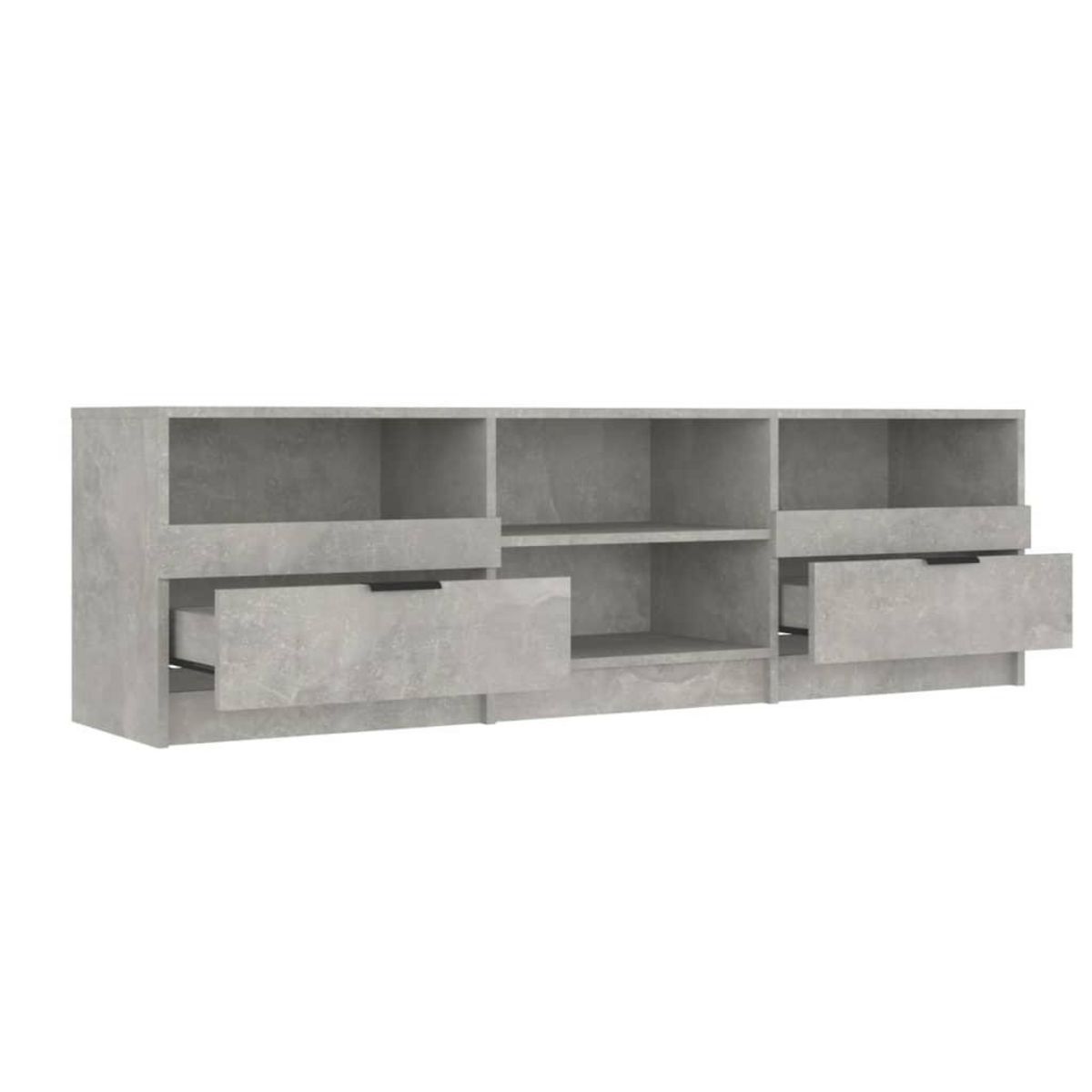 VIDAXL Meuble TV Gris beton 150x33,5x45 cm Bois d'ingenierie