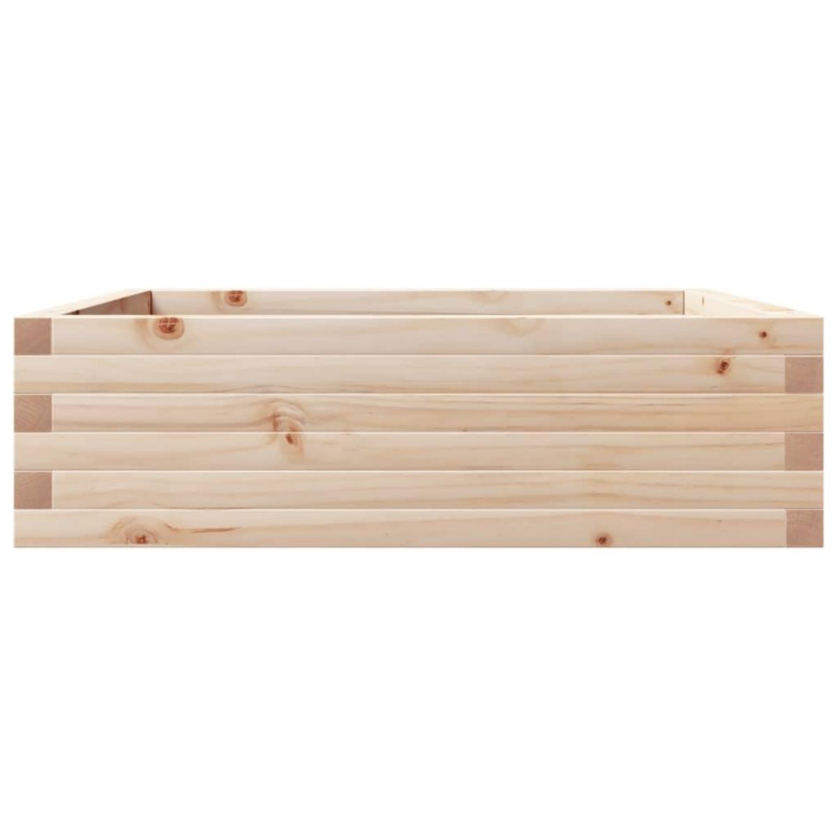 VIDAXL Jardiniere 80x80x23 cm bois de pin massif